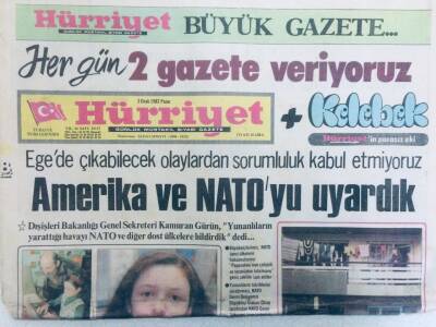 Hürriyet Gazetesi 3 Ocak 1982 - Amerika Ve Natoyu Uyardık GZ40398 - 1