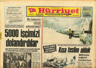 Hürriyet Gazetesi 3 Ocak 1983 - Banka Sayısı Azaltılıyor - Çin , 2 Tekerleğin Üzerinde Duruyor GZ125976 - 1