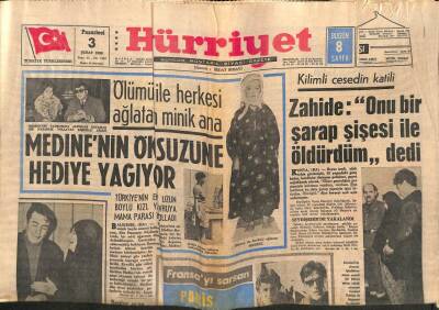 Hürriyet Gazetesi 3 Şubat 1969 - Stefan Gelince Alain Delonun Evinde Üçlü Bir Aşk Başlamıştı GZ82132 - 1