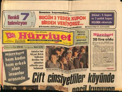 Hürriyet Gazetesi 3 Şubat 1982- Sukarnonun Eşi Ve Kızı İçin Vatan Hasreti Bitti GZ117507 - 1