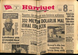 Hürriyet Gazetesi 3 Temmuz 1965 - Kuveytte Dün Koç Yumurtası İle Beyin İhraç Ettik GZ68726 - 2