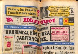 Hürriyet Gazetesi 3 Temmuz 1970 - Demirel Bademcik Oldu GZ72438 - 1