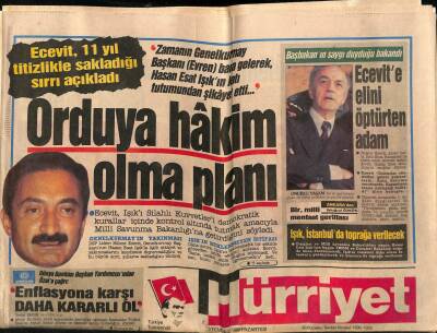 Hürriyet Gazetesi 3 Temmuz 1989 - Ecevit , 11 Yıl Titizlikle Sakladığı Sırrı Açıkladı GZ80824 - 1