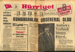Hürriyet Gazetesi 30 Ağustos 1963 - Atatürke Verilmek İstenen Rüşvet... GZ65295 - 2