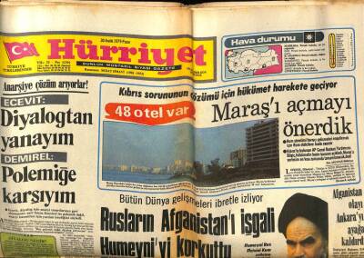 Hürriyet Gazetesi 30 Aralık 1979 - Kıbrıs Sorununun Çözümü İçin Hükümet Harekete Geçiyor GZ69389 - 2
