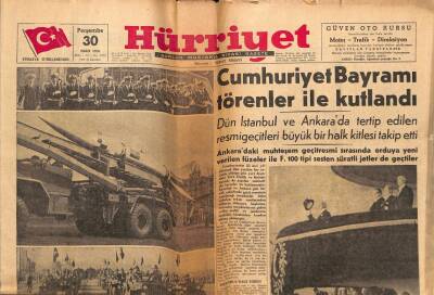 Hürriyet Gazetesi 30 Ekim 1958 - Karamanlis Kıbrıs İçin Yine Saçmaladı GZ56189 - 1