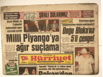 Hürriyet Gazetesi 30 Haziran 1986 - Bakan dan Acı İtiraf GZ5400 - 2