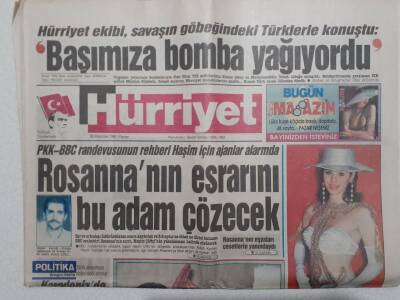 Hürriyet Gazetesi - 30 Haziran 1991 - Rosanna nın Esrarını Bu Adam Çözecek GZ111647 - 1