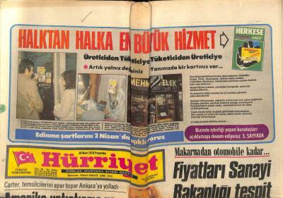 Hürriyet Gazetesi 30 Mart 1978 - Aşiyan Müzikholü Afişi * Gönül Yazar - Fatma Girik - Tanju Okan - Oya Peri - Yeşim Soydan GZ81666 - 1