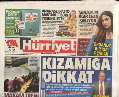Hürriyet Gazetesi 30 Mart 2018 - ABD Heyeti İle Patriot Pazarlığı GZ84604 - 1