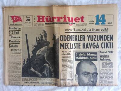 Hürriyet Gazetesi 30 Mayıs 1965 - Babası Gönül Karacayı Köşke Hapsetti GZ73487 - 1