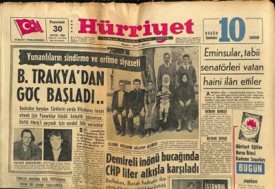 Hürriyet Gazetesi 30 Mayıs 1966 - Fransız Güzeli Maria , Avrupa Güzeli Seçildi GZ77711 - 1