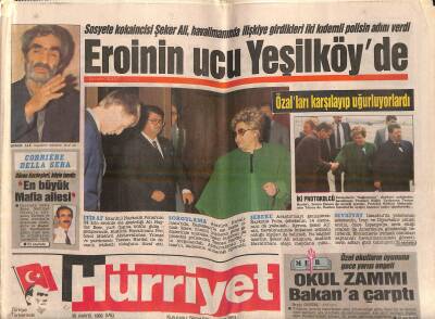 Hürriyet Gazetesi 30 Mayıs 1989 - Emel Sayın , Boşanma Dedikodularını Yalanladı - Eroinin Ucu Yeşilköyde GZ119040 - 1