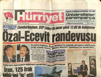 Hürriyet Gazetesi 30 Mayıs 1991 - İran 125 Irak MİGini İç Etti GZ61737 - 1