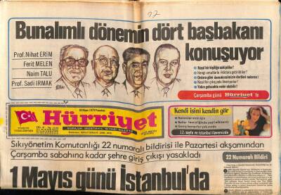 Hürriyet Gazetesi 30 Nisan 1979 - 70 Yıllık Sanatçı,Yazar,Oyuncu Ve Yönetmen Muhsin Ertuğrul , Kalp Krizi Geçirerek Hayata Gözlerini Kapadı GZ69174 - 2