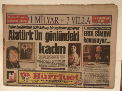 Hürriyet Gazetesi 30 Nisan 1988 - Agopyanı Türkler Vurdu GZ5428 - 2