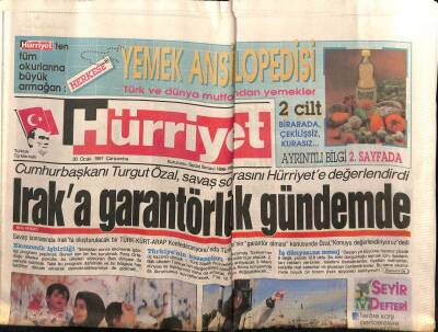 Hürriyet Gazetesi 30 Ocak 1991 - Doğum Günü Hediyesi GZ55415 - 1