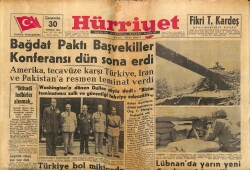 Hürriyet Gazetesi 30 Temmuz 1958 - Kıbrısta Ateşe Verilen Türk Evlerinin Sayısı 285i Buldu GZ68946 - 1