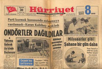 Hürriyet Gazetesi 30 Temmuz 1962 - Brigitte Bardotnun Hayranları Kırmızı Bir Otomobilin Peşinde GZ81703 - 1