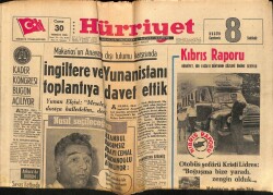 Hürriyet Gazetesi 30 Temmuz 1965 - Irak Elçisi , Demirele Üzüntülerini Bildirdi GZ67711 - 1