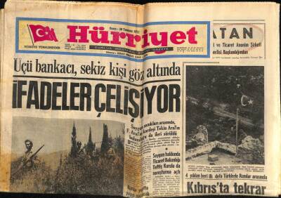 Hürriyet Gazetesi 30 Temmuz 1971 - 4 Yıldan Beri İlk Defa Türklerle Rumlar Arasında Kıbrısta Tekrar Çatışma Başladı GZ67841 - 2