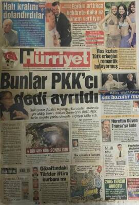 Hürriyet Gazetesi 30 Temmuz 2005-Bunlar PKKcı Dedi Ayrıldı GZ45501 - 2