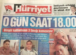 Hürriyet Gazetesi 31 Ağustos 2005 -Bingöl Katliamının 3 Tanığı Konuşuyor GZ45109 - 1