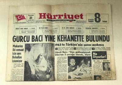Hürriyet Gazetesi 31 Aralık 1962 GZ688 - 1