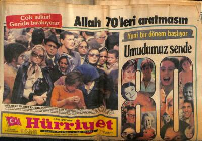 Hürriyet Gazetesi 31 Aralık 1979 - Yeşilköyde Yüzlerce Kişi Ölümden Döndü GZ69388 - 1