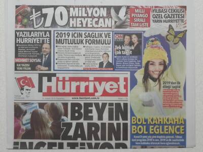 Hürriyet Gazetesi 31 Aralık 2018 - Tablet Ve Akıllı Telefon Beyin Zarını İnceltiyor GZ52968 - 1