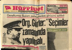 Hürriyet Gazetesi 31 Ekim 1972 - Org. Faruk Gürler Seçimler Zamanında Yapılmalı GZ69986 - 2