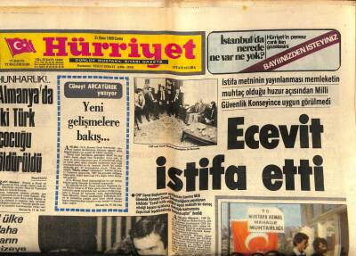 Hürriyet Gazetesi 31 Ekim 1980 - Humeyni Hasta GZ80929 - 1