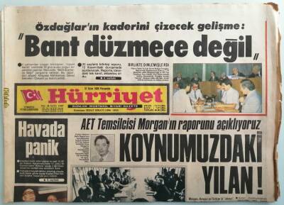 Hürriyet Gazetesi 31 Ekim 1985 Amerika Bağımsız Bir Türk Silah Sanayii İstemiyor -GZ37743 - 1
