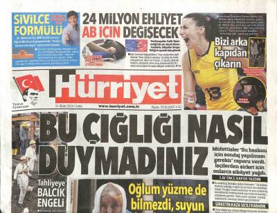 Hürriyet Gazetesi 31 Ekim 2014 - 24 Milyon Ehliyet AB İçin Değişecek GZ106181 - 1