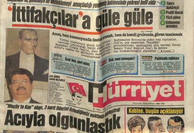Hürriyet Gazetesi 31 Mart 1989 - Doğum Günü Hediyesi GZ58018 - 1