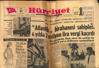Hürriyet Gazetesi 31 Mayıs 1964 - Fotoğraf Endüstrisi Kuran T. Edison Ve G. Eastman 1928 Yılında Piyasaya Sürdükleri Film Makinesiyle GZ76368 - 1