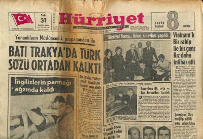 Hürriyet Gazetesi 31 Mayıs 1966 - Şampiyon Clay Mağlup Edildi Ama , Şakacıktan GZ77712 - 1