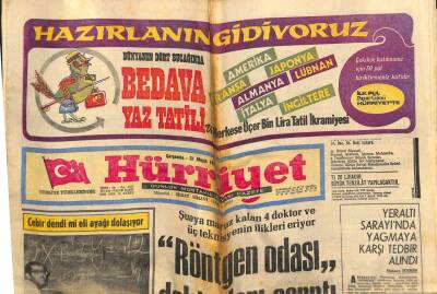 Hürriyet Gazetesi 31 Mayıs 1972 - Yeraltı Sarayında Yağmaya Karşı Tedbir Alındı GZ76817 - 1