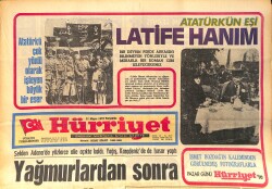 Hürriyet Gazetesi 31 Mayıs 1973 - Yaşanan Selde Adana'da Yüzlerce Aile Açıkta Kaldı. Yağış Karadeniz'de de Hasar Yaptı GZ158300 - Gökçekoleksiyon