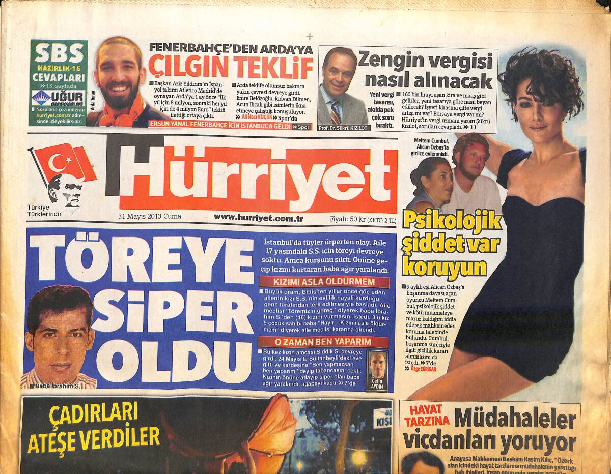 Hürriyet Gazetesi 31 Mayıs 2013 - Rihanna Dans Etti - Petrol Ofisi Madeni Yağları Zirvede 3. Yılını Kutluyor! GZ160093 - 1