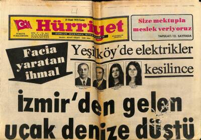 Hürriyet Gazetesi 31 Ocak 1975 - Amerikanın Güvenliği Diyarbakırda Başlıyor GZ70005 - 2