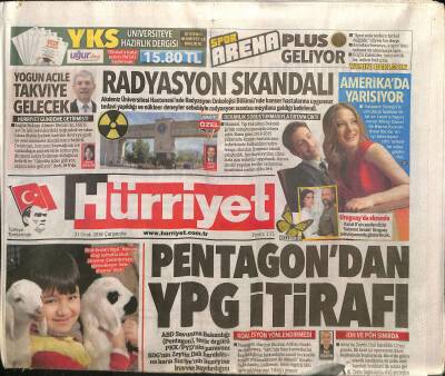 Hürriyet Gazetesi 31 Ocak 2018 - Moskovaya Ural Tepkisi - İranda Başörtü Eylemi GZ125651 - 1