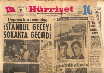 Hürriyet Gazetesi 31 Temmuz 1967 - İnönü , Denize Girmek İçin Eşinden İzin Alamadı GZ91757 - 1
