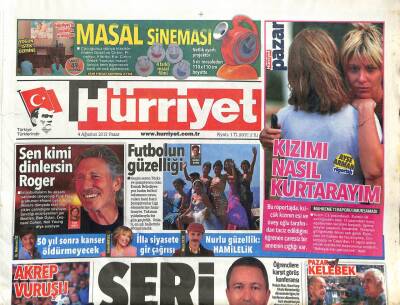 Hürriyet Gazetesi 4 Ağustos 2013 - Seri Paşa, Polisten Kürtçe Dua GZ107665 - 1