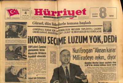 Hürriyet Gazetesi 4 Aralık 1963 - Ruslar , Atom Bombası Atan Peyk Yapmışlar GZ81613 - 1