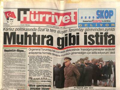 Hürriyet Gazetesi 4 Aralık 1990 - Saddam Çölde Füze Denedi GZ62337 - 2