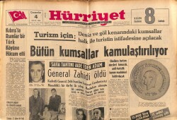 Hürriyet Gazetesi 4 Eylül 1963 - Şaha Tahtını İade Eden Adam General Zahidi Öldü GZ72005 - 2