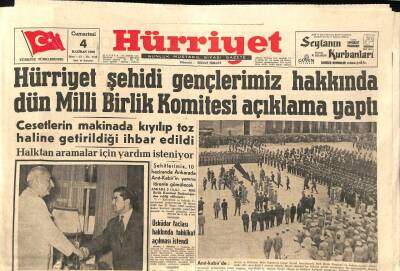 Hürriyet Gazetesi 4 Haziran 1960 - Kangalda Bir Çarşı İsmi Değiştirildi GZ92064 - 1