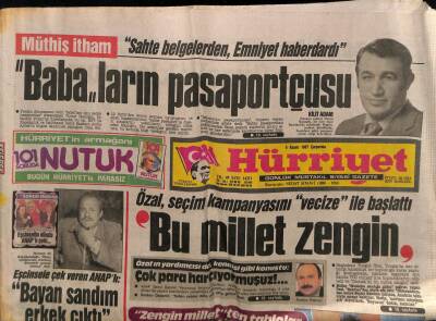 Hürriyet Gazetesi 4 Kasım 1987 - Doğum Günü Hediyesi GZ58646 - 1