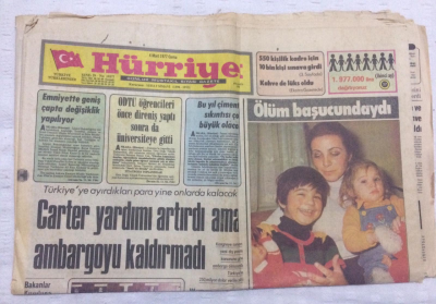 Hürriyet Gazetesi 4 Mart 1977 - Carter Yardımı Artırdı Ama Ambargoyu Kaldırmadı - GZ17852 - 1